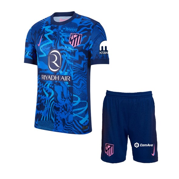 Camiseta Atletico Madrid Tercera equipo Niño 2024-25